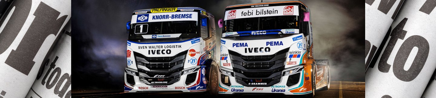 Die Bullen von IVECO mit den Race Trucks im S-WAY Design