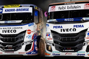 Die Bullen von IVECO mit den Race Trucks im S-WAY Design